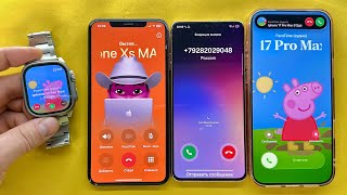 Apple Watch Ultra incoming Call iPhone Xs max, Samsung S21, iPhone 17 pro max 512gb