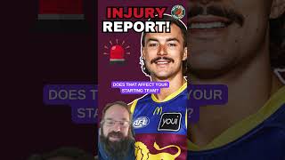 SAM DRAPER INJURY NEWS! #afl #aflsupercoach #shorts