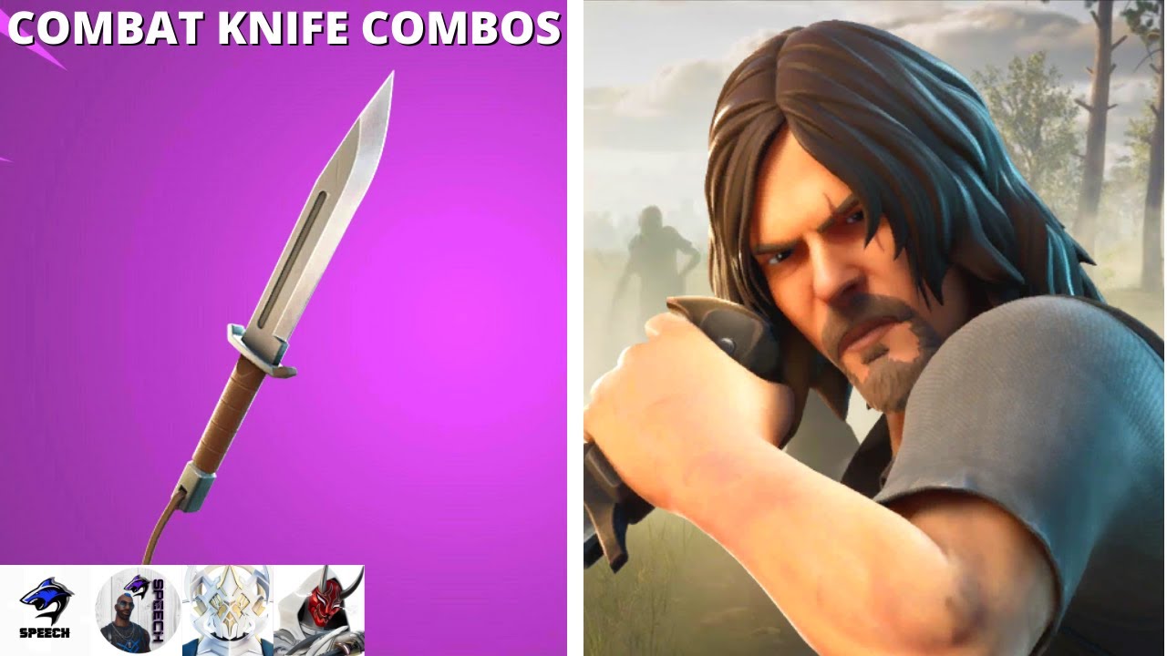 10 *Best* COMBAT KNIFE PICKAXE COMBOS in Fortnite YouTube