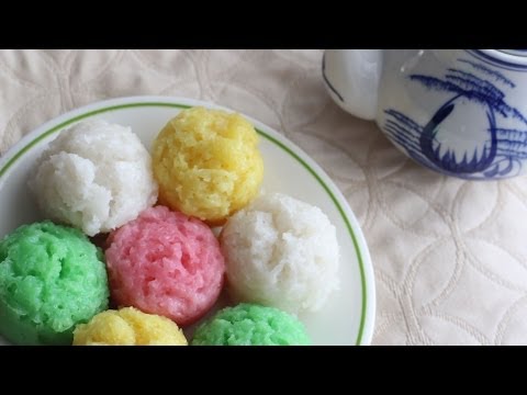 Video Banh Bo Hap (Vietnamese Steamed Rice Cake) Cow Cake - youtube