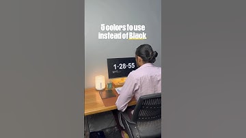 Must try these Black alternatives for your next project🔥#graphicdesigners #graphicdesign #colors