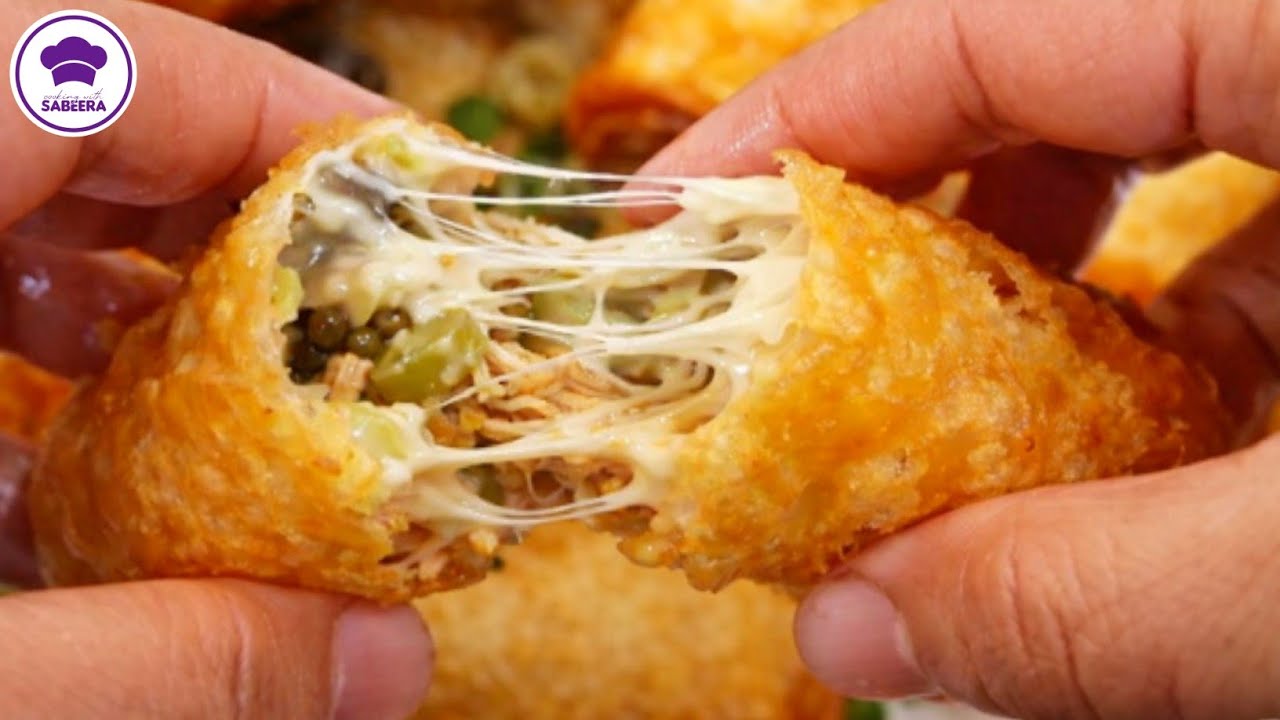 Pizza Spring Rolls Recipe  | Ramzan Special Recipes | Chicken Vegetable Spring Roll Recipe 