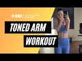 12 MINUTE TONED ARM WORKOUT.