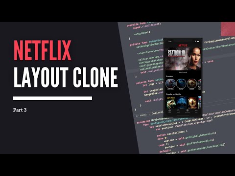 Netflix Layout Clone with UICollectionView - Compositional Layout - Part 3 | iOS Development