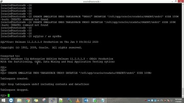 oracle 11g tablespace creation through EM