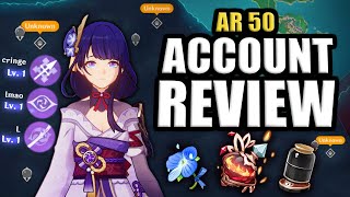 Newly AR 50 Player Needs Our Help! Genshin Impact Account Review!