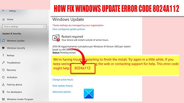 How to Fix Windows Update Error Code 8024a112