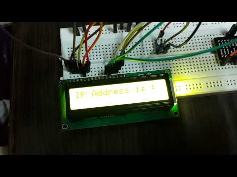 Raspberry PI - 16x2 LCD Display Print IP Address