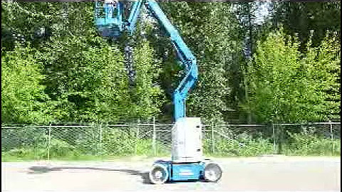 Sold! Genie Z30/20N Telescopic Electric Boom Lift Man Aerial Work bidadoo.com