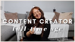 Full Time Content Creator Update | My UGC Journey | How Much I Make as a UGC Creator