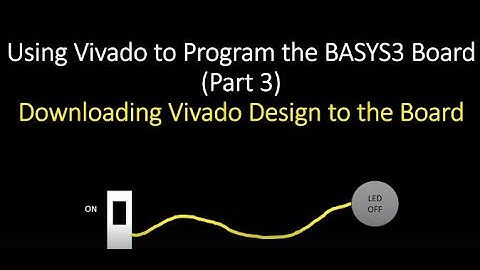 Using Vivado to Program the BASYS3 Board Part 3 Downloading Design to BASYS3