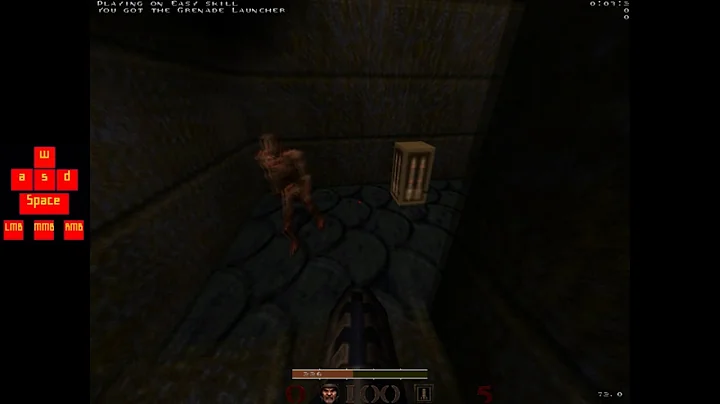 Quake (1996) Speedrun Techniques & Tricks - e3m2 Zombie Grenade Boost