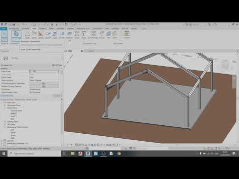 How to draw steel connections in Revit 2020?