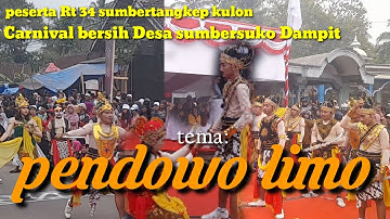 Tema Pandowo limo-peserta rt 34 carnival grebek suro Desa sumbersuko Dampit@adiarmas8981