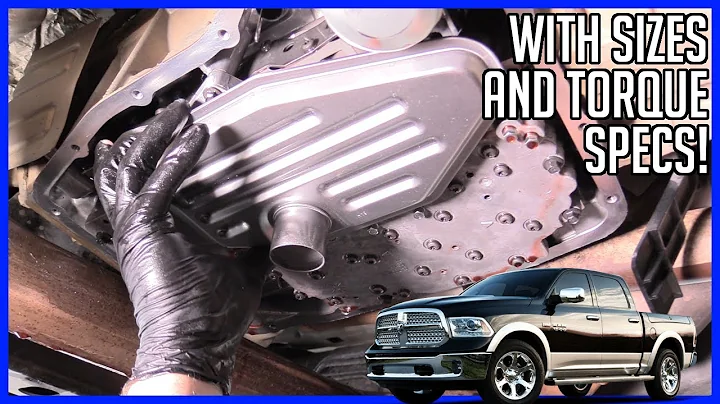 Transmission Service 65RFE RAM 1500 2013-2022 WITH SIZES AND TORQUE SPECS!