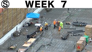 One-week construction time-lapse with closeups: Week 7 of the Ⓢ-series