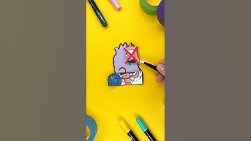 Solving Paper Craft Puzzle with Anger from Inside Out 🧩#solving #papercraft #puzzle #insideout2