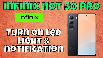 Enable Led light on call and Notification infinix Hot 50 Pro || Turn on led light & notification