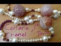 Collana Chanel perle coltivate e agate craccate