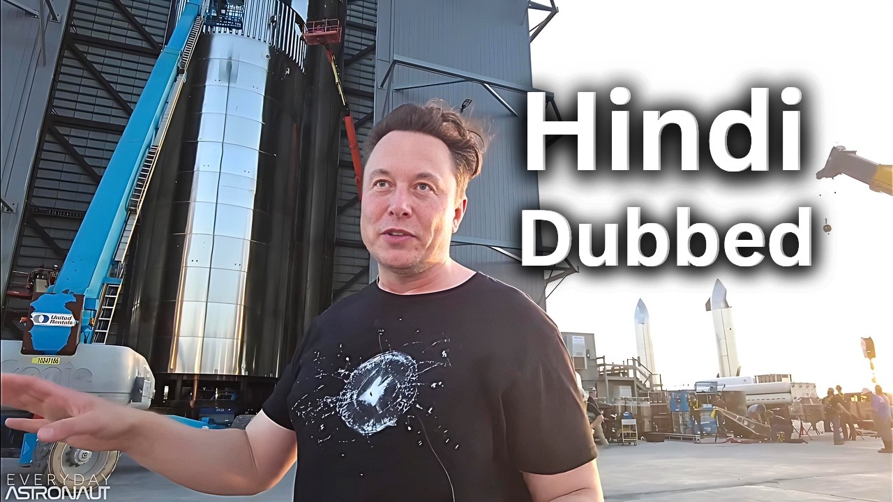 Starbase Tour with Elon Musk | Rocket Factory | Hindi/Hinglish Dubbed | PART 1