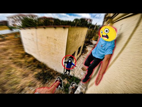 PARKOUR POV ESCAPE SERBIAN DANCING LADY REAL LIFE (PARKOUR POV)