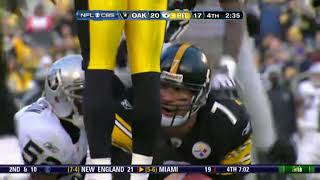 Raiders vs steelers 2009 week 13 -