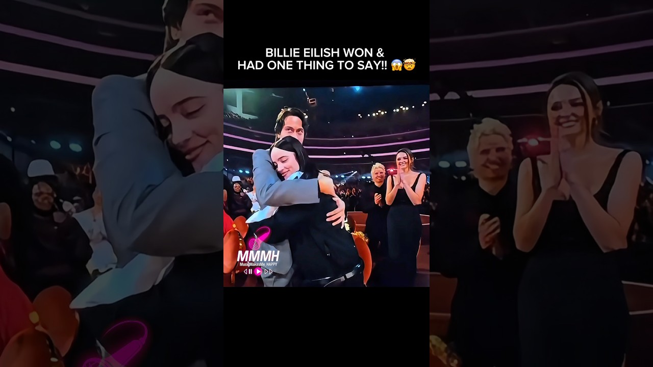 Billie Eilish wins Grammy 2026 song of the year 🔥 #billieeilish #music