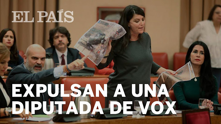 BATET EXPULSA a una DIPUTADA de VOX tras rebelarse por unos asientos
