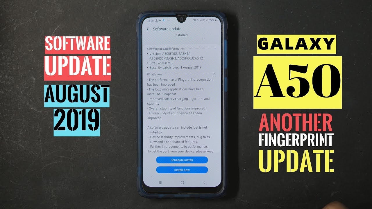 Galaxy A50 Software Update August 2019 | Fingerprint Update,Charging Algorithm Update|Hindi| Galaxy A50 Software Update August 2019 | Fingerprint Update,Charging Algorithm Update|Hindi|