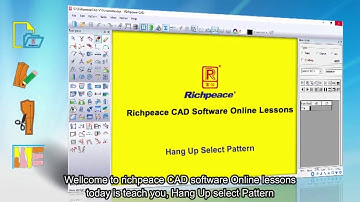 Richpeace CAD Software Online Lessons-Tip of the day-Hang up select pattern (V9)