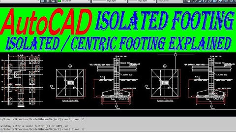 Isolated Footing||#autocadinhindi #autocad #autocaddrafting #civilengineering #construction 