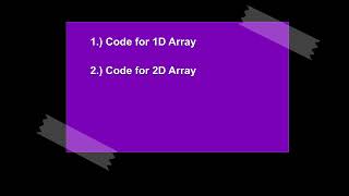 Arrays in C || [Mini Project]  #gpmcoonline  #gpmcoonlineproject