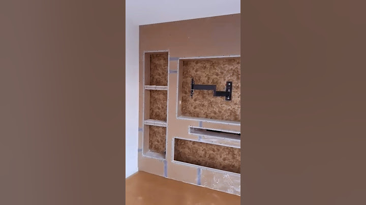 ¡Transformación sorprendente de centro de entretenimiento para TV con Drywall!