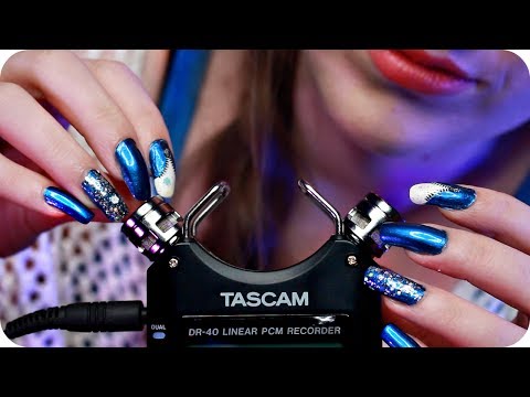 ASMR Tascam Mic Tapping W/ Scratching (NO TALKING) Gentle Close Up Ear to Ear Sounds ? White Noise