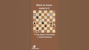 Chess Puzzle #41 – Can You Find the Checkmate? #chess #chesspuzzle  #dailypuzzle #tactics