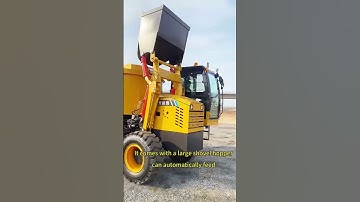 Multi-function mixer #selfloading concrete mixer truck