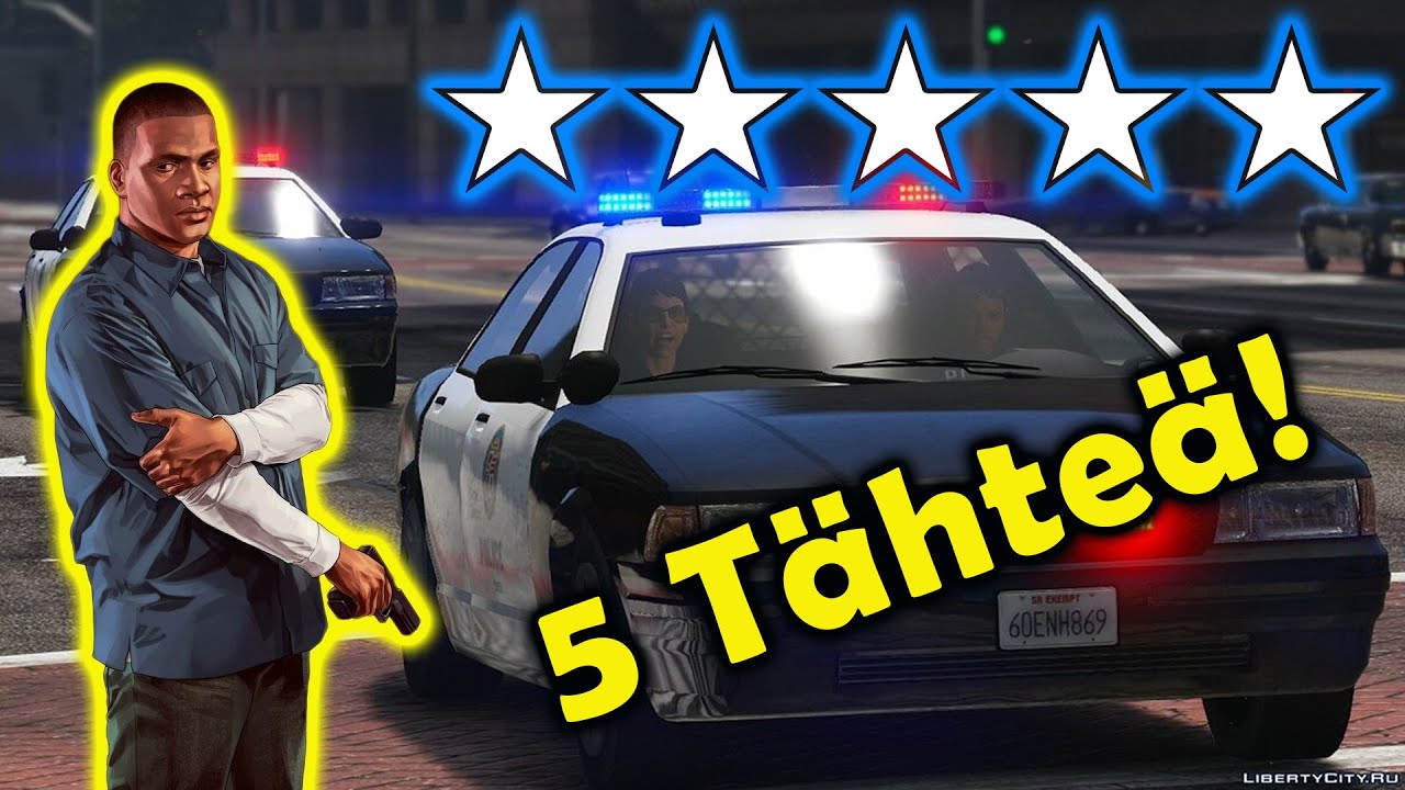 Paetaan 5 tähden Poliiseja! (GTA V)