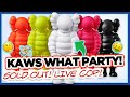 LIVE COP - Kaws What Party Chum Vinyl "White Colorway" - Got Em or Not?!