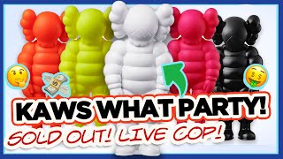 LIVE COP - Kaws What Party Chum Vinyl "White Colorway" - Got Em or Not?!