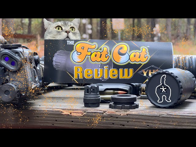 SOUND SUPPRESSOR COVER FAT CAT FULL AUTO 4.5 LONG - Yankee Hill