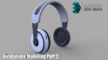 3ds Max Tutorials: Modelling Headphone Part 2 | Easy and Quick | ATLAS Constelation