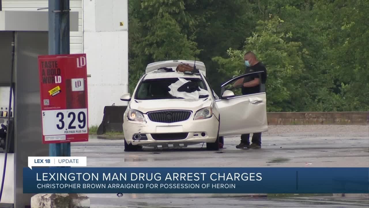 Lexington man arrested on drug charges - YouTube
