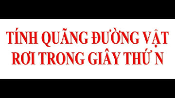 Tính quãng đường vật rơi trong giây thứ n - Vật lí 10#Shorts