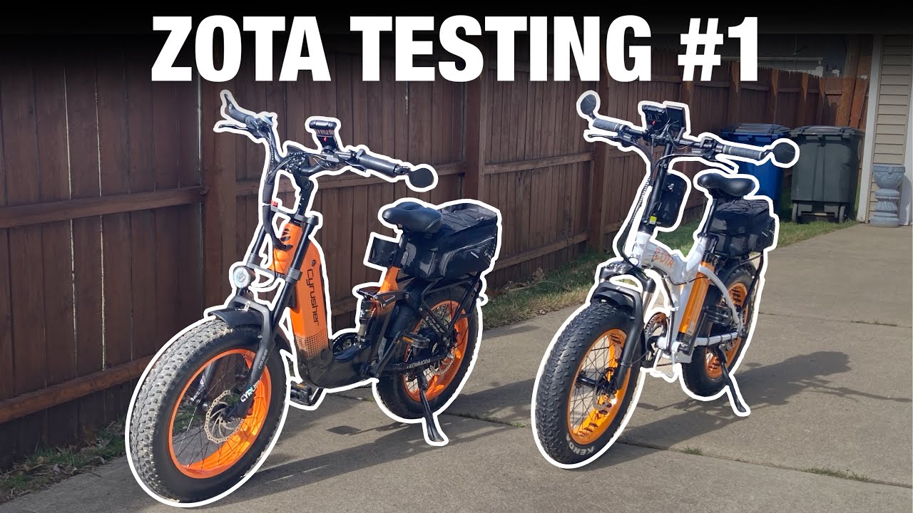 Zota Zephyr E Bike range test video # 1 - YouTube
