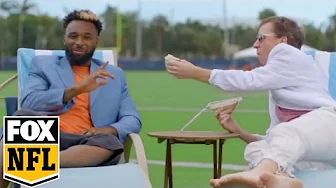 Cooper Manning messes with Jarvis Landry in Miami | FOX NFL KICKOFF #MANNING HOUR