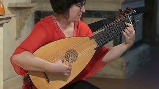 J. S. Bach - Air &amp; Gavotte from Suite BWV 1068 - Evangelina Mascardi, baroque lute
