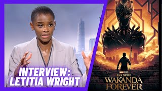 Famous WAKANDA FOREVER | LETITIA WRIGHT Interview | POC Culture Profile