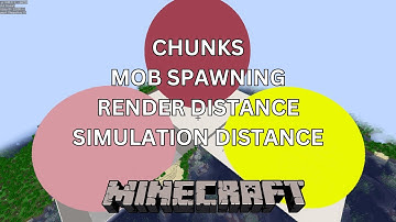 Mob Spawning & Simulation Distance & Render Distance & Chunks in Minecraft