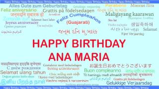 AnaMaria   Languages Idiomas - Happy Birthday