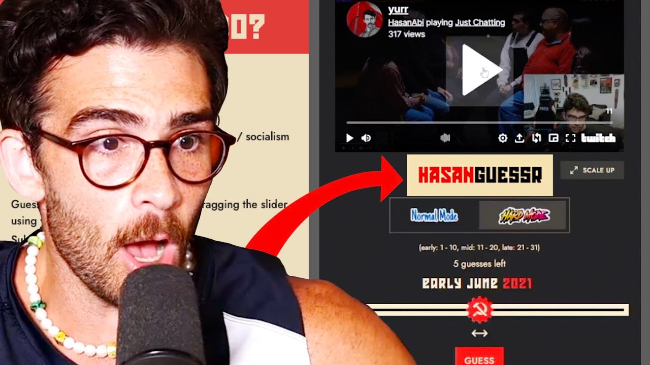 Hasan Plays Daily HasanGuessr | HasanAbi Reacts - YouTube